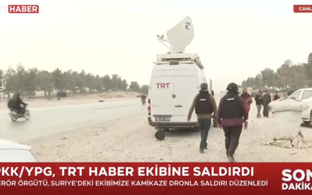 Suriyada PKK  "TRT Haber" komandasınahücum etdi - FOTO